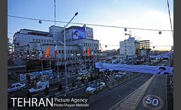 خیابان های تهران در آستانه چهلمین سالگرد انقلاب اسلامی 12