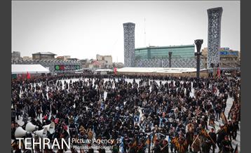 آیین سنتی سمنو پزان در میدان امام حسین (ع) 10