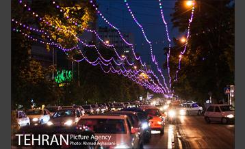 آذین بندی خیابان ولیعصر(عج) به مناسبت نیمه شعبان 3