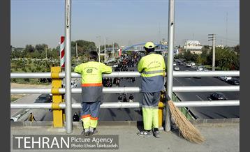 راهپیمایی جاماندگان اربعین حسینی در تهران 55