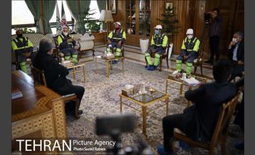 تقدیر شهردار تهران از پاکبانان نمونه شهر 8