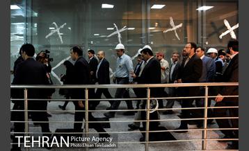 بازدید شهردار تهران از پایانه خط 6 مترو تهران 6