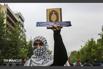 راهپیمایی مردم تهران در محکومیت جنایات رژیم صهیونیستی 9