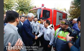 مراسم اعزام کاروان خادم الحسین (ع) شهرداری تهران به عتبات عالیات با حضور شهردار تهران 11