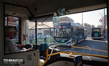 به وقت خدمت؛ ایستگاه شارژ اتوبوس برقی «قورخانه» 13