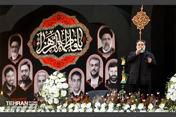 عزاداری شهادت حضرت فاطمه(س) در منطقه 17 15