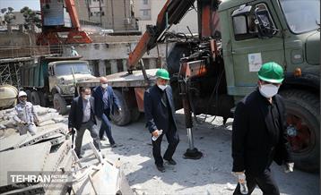 بازدید اعضای کمسیون حمل و نقل شورای اسلامی شهر از ایستگاه تقاطعی مترو توحید 47