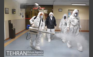 ضدعفونی بیمارستان های امام خمینی(ره) و طالقانی 11