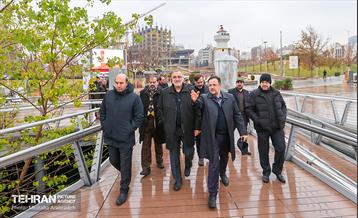 بازدید شهردار تهران از منطقه فرهنگی و گردشگری عباس اباد 20