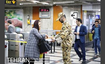 گرامیداشت روز ارتش در ایستگاه مترو دانشگاه امام علی 2