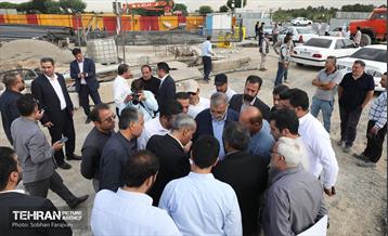 بازدید شهردار تهران از پروژهای عمرانی 15