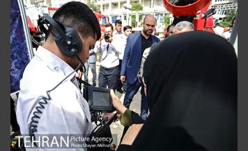 بازدید اعضای شورای اسلامی شهر از نمایشگاه آتش نشانی 30