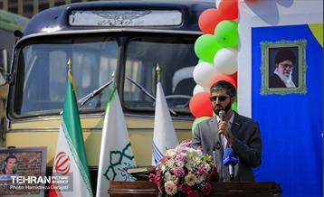 رونمایی از ۴۰ دستگاه اتوبوس شرکت واحد 30