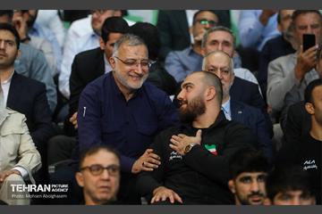 مراسم تجلیل از کشتی‌گیران قهرمان جهان (جشنی برای ایران) 56