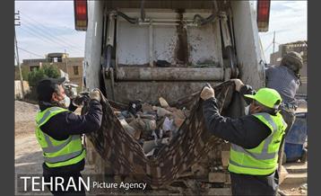 فعالیت های منطقه 2 شهرداری تهران در شهر کوت عراق برای زائرین اربعین حسینی 12