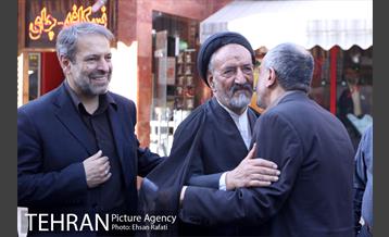 بازدید دکتر مسجدجامعی از مقبره ملک المتکلمین و صوراسرافیل  4