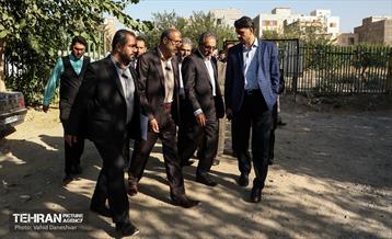 بازدید رئیس کمیسیون حمل‌ونقل شورا از منطقه 17 15