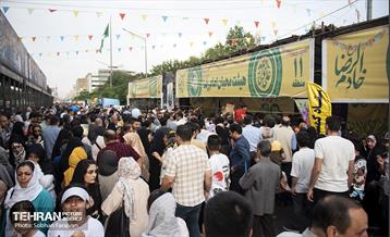 مهمانی ۱۰ کیلومتری عید غدیر در تهران - 2 43