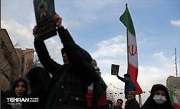 تشییع پیکر ۱۰۰ شهید مردمی و مدافع امنیت در تهران - 1 30