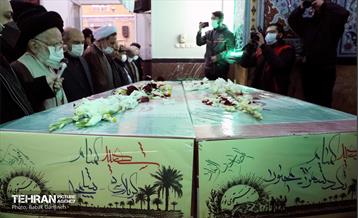 مراسم تشییع و تدفین دو شهید گمنام در منطقه 13