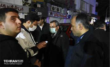 آتش سوزی در خیابان بهار تهران 1