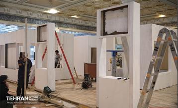 آماده سازی نمایشگاه مطبوعات 14