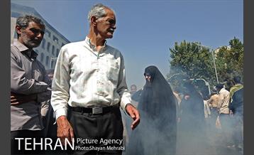 مراسم تشییع پیکرهای مطهر ۱۵۰ شهید تازه‌ تفحص‌ شده دفاع مقدس 11