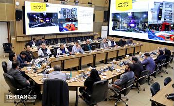 حضور مدیرکل سرمایه انسانی شهرداری تهران در ستاد مدیریت بحران شهرداری تهران 22