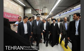 آیین افتتاح و بهره برداری از ایستگاه مترو امام حسین (ع) 14