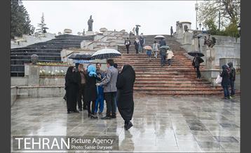 روز طبیعت بارانی در بوستان ملت 23