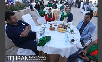 اهتزاز پرچم امام رضا در کمیته ملی المپیک 8