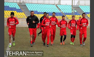 تمرین تیم فوتبال پرسپولیس تهران