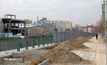 احداث پیاده راه خیابان امامی محرم