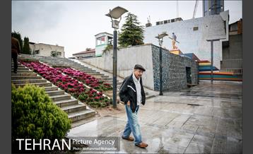 بارش باران پاییزی در تهران 1