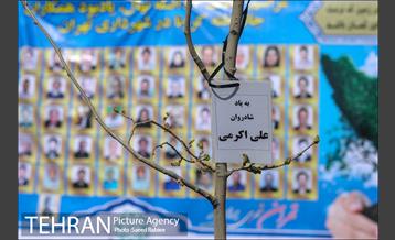 مراسم درختکاری به مناسبت یادبود همکاران جانباخته کرونا در شهرداری تهران 29