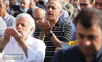 اقامه نماز عید فطر در محله بهرود 14