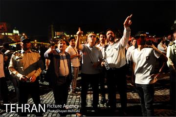 آتش سوزی ساختمان میدان حسن آباد 23