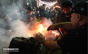 آئین سنتی مشعل گردانی تهران(محرم ۱۴۴۵) 1