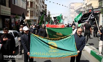 مراسم تشییع و تدفین شهدای گمنام در منطقه ۳ تهران  14