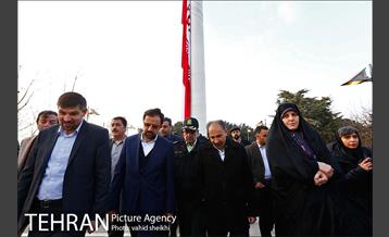 آیین برافراشتن بزرگترین پرچم جمهوری اسلامی ایران  3