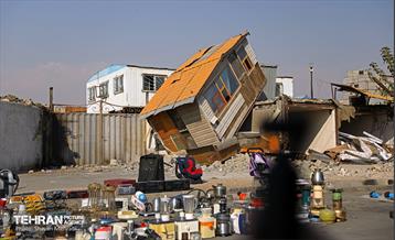 تخریب ساخت‌ و سازهای غیر مجاز محله خلازیل 16