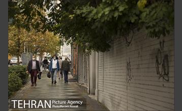 ترافیک تهران در یک روز بارانی 21