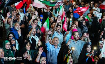 صد و نود و ششمین شب تجمع مردم تهران