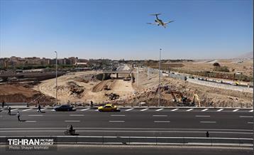 آیین افتتاح دسترسی شمال به جنوب بزرگراه آیت‌الله سعیدی 25