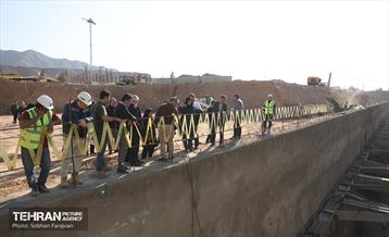 تور بازدید خبرنگاران از کارگاه‌های متروی شهر تهران 8