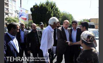 بازدید شهردار تهران از پروژه های تازه ساخت منطقه 19 2