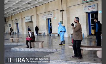 ضد عفونی پایانه مسافربری غرب 16