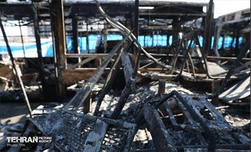 خسارات وارده به اتوبوس‌های شهر تهران 52