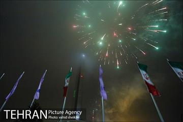 جشن نور نیمه شعبان در برج میلاد تهران 1