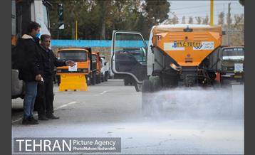 مانور خودرویی عملیات برف روبی شهرداری تهران 4